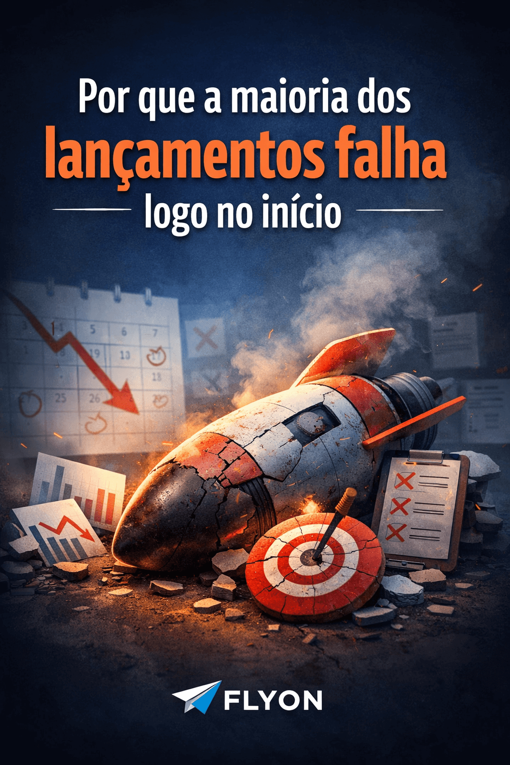 Por que a maioria dos lançamentos falha logo no início