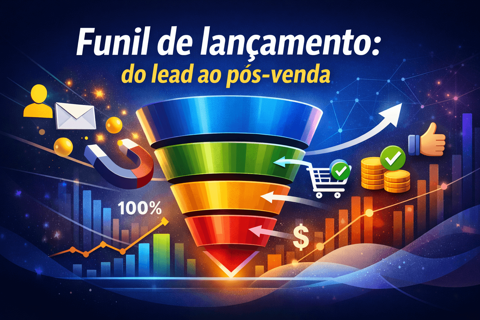 Funil de lançamento: do lead ao pós-venda estratégico