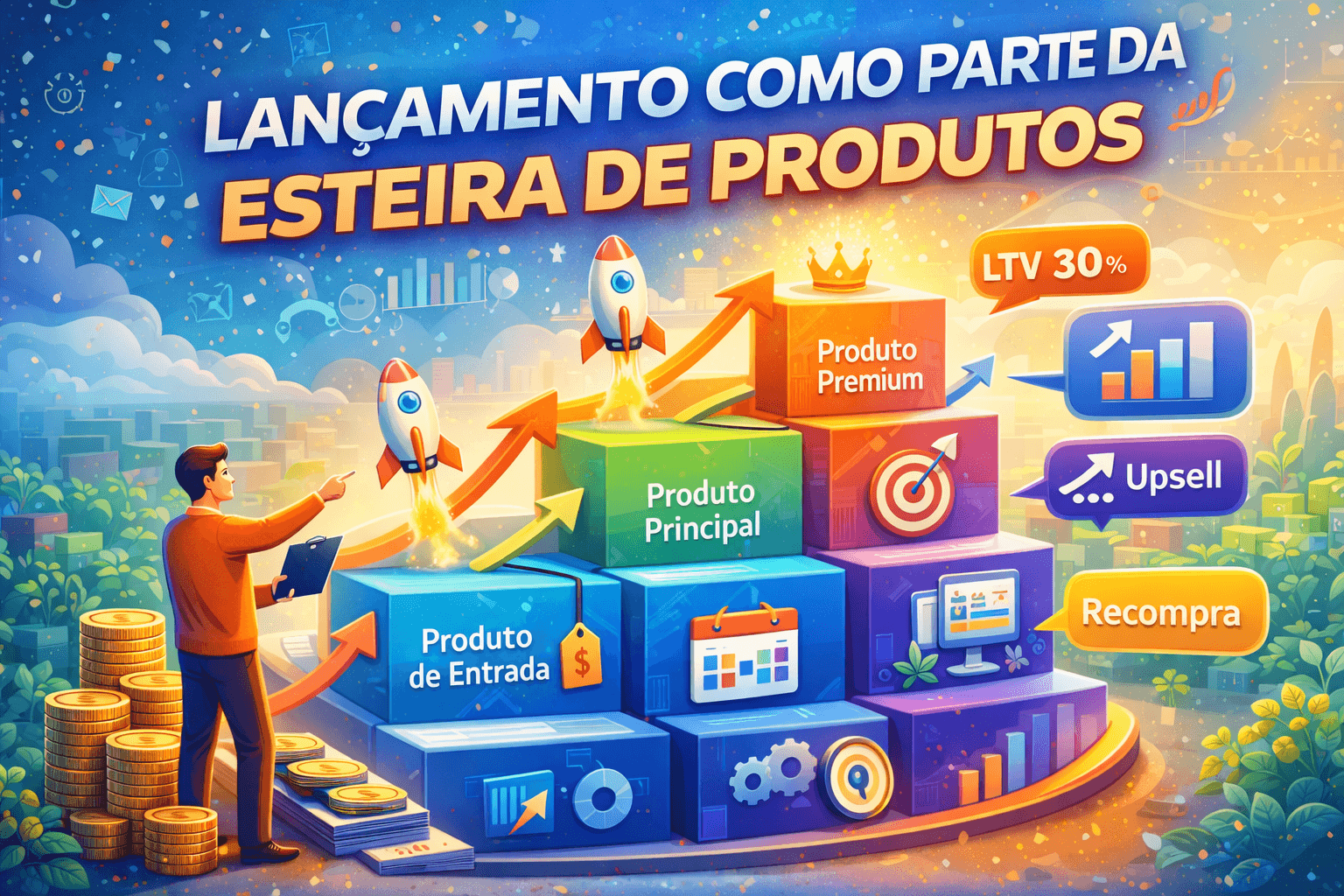 Lançamento como parte da esteira de produtos
