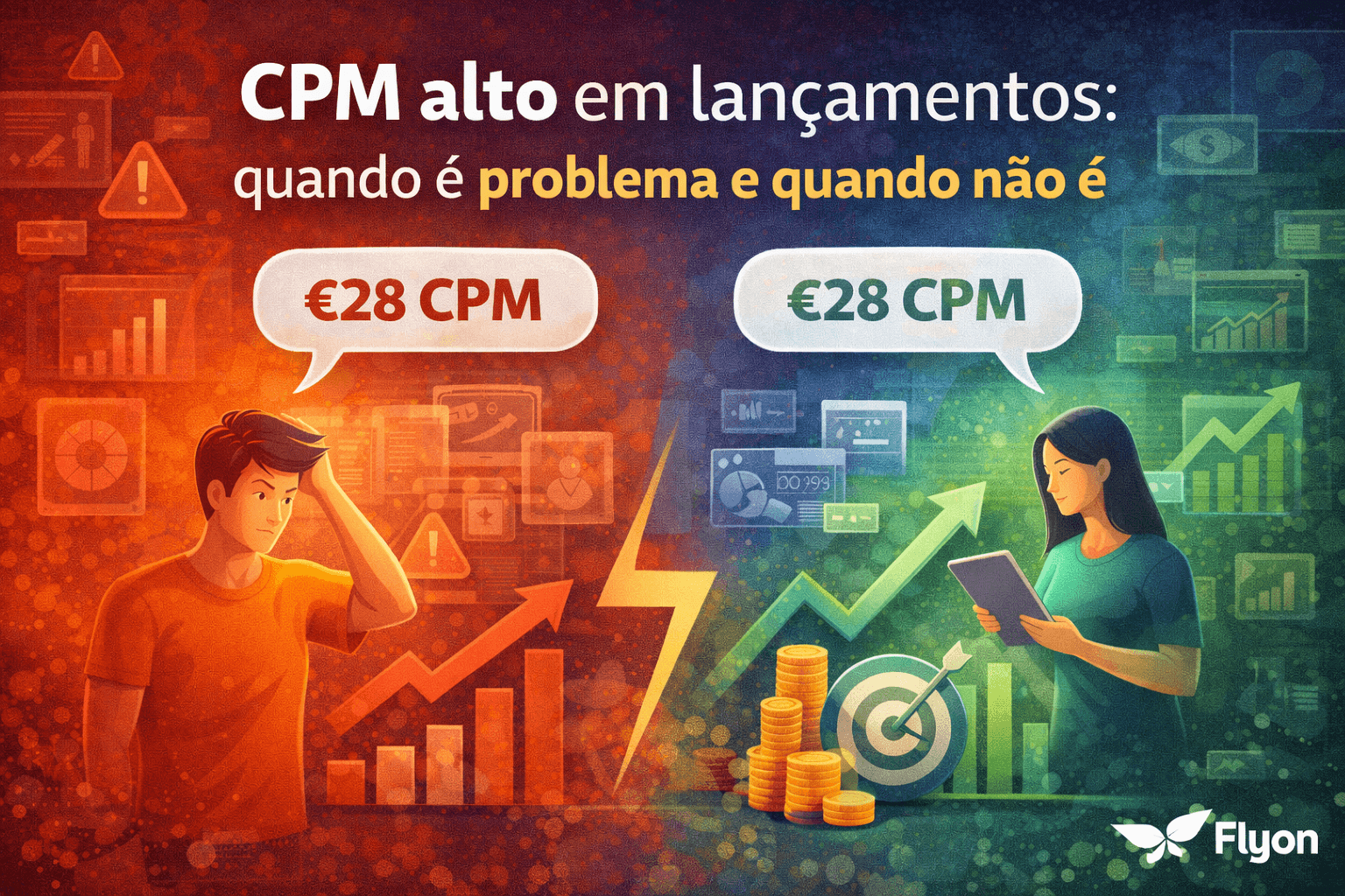 CPM alto em lançamentos: quando é problema e quando não é