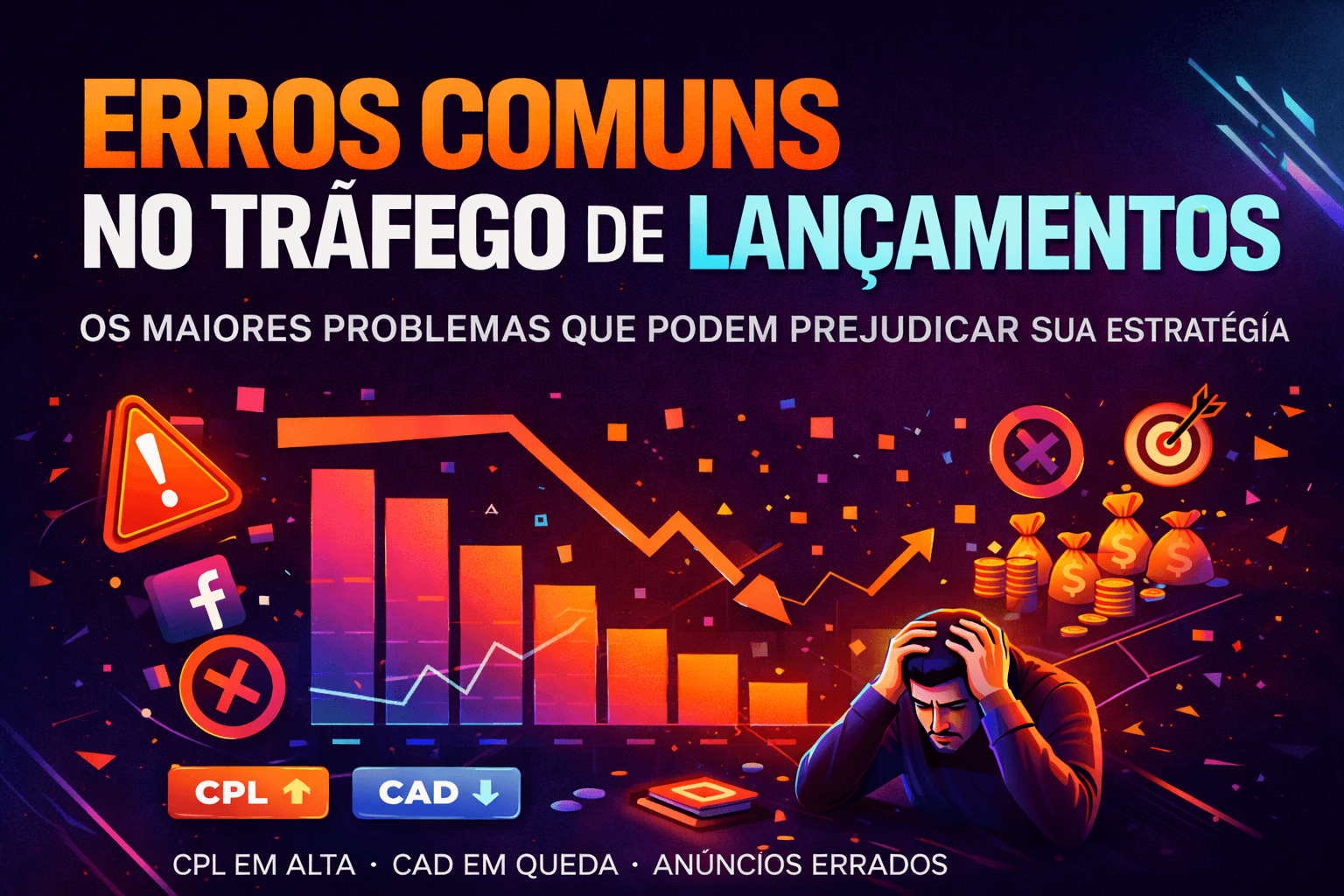 Erros comuns no tráfego de lançamentos