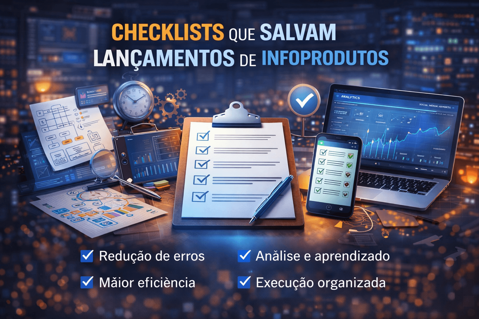 Checklists que salvam lançamentos
