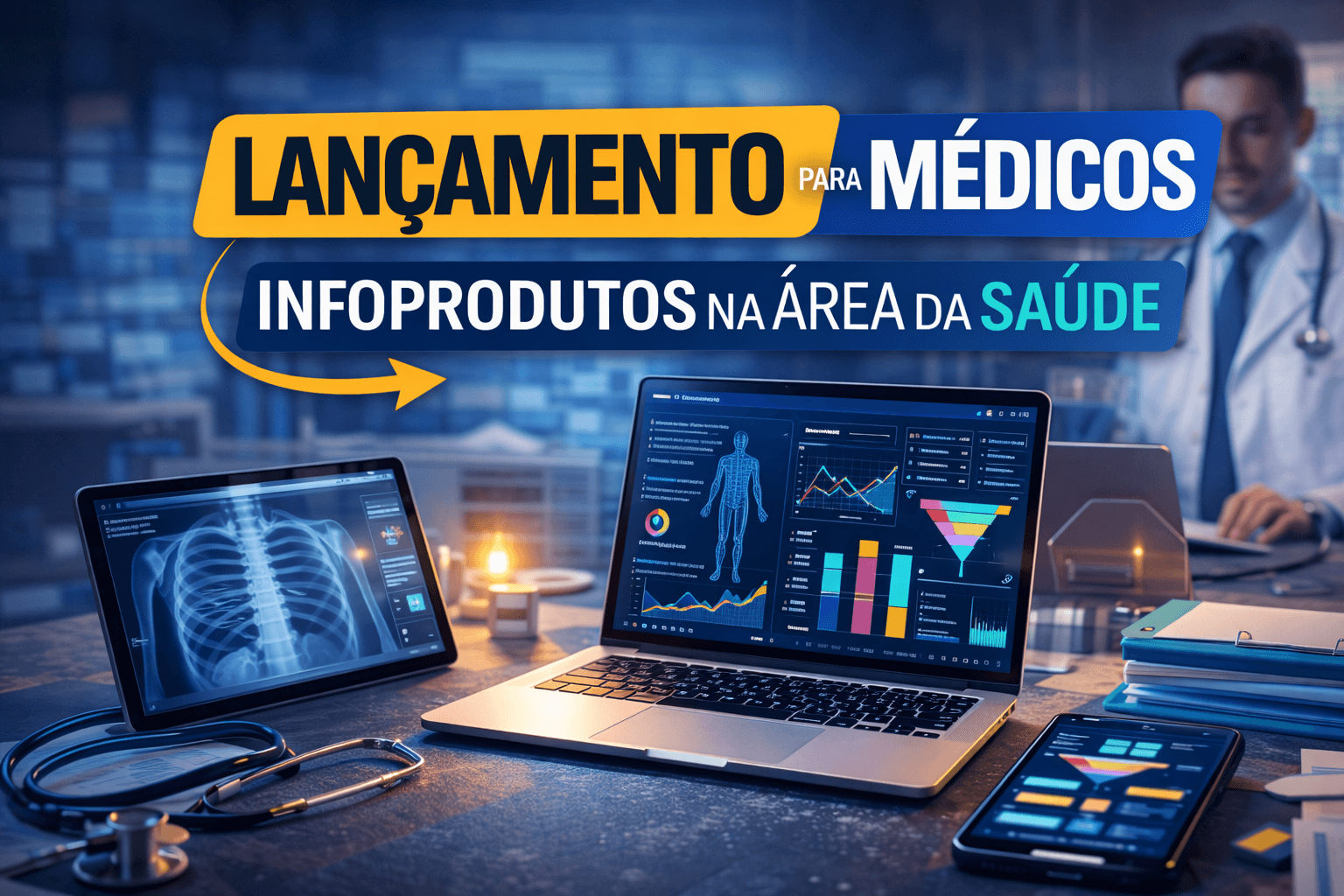 Lançamento para médicos: como estruturar e vender infoprodutos