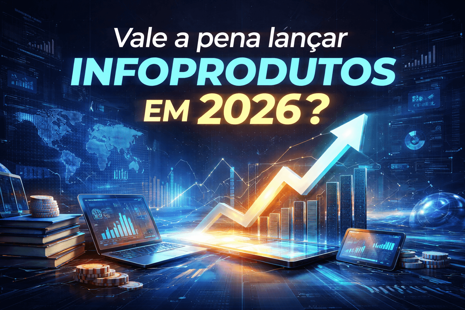Descubra se vale a pena lançar infoprodutos em 2026 e o que mudou no mercado digital para gerar resultados hoje.