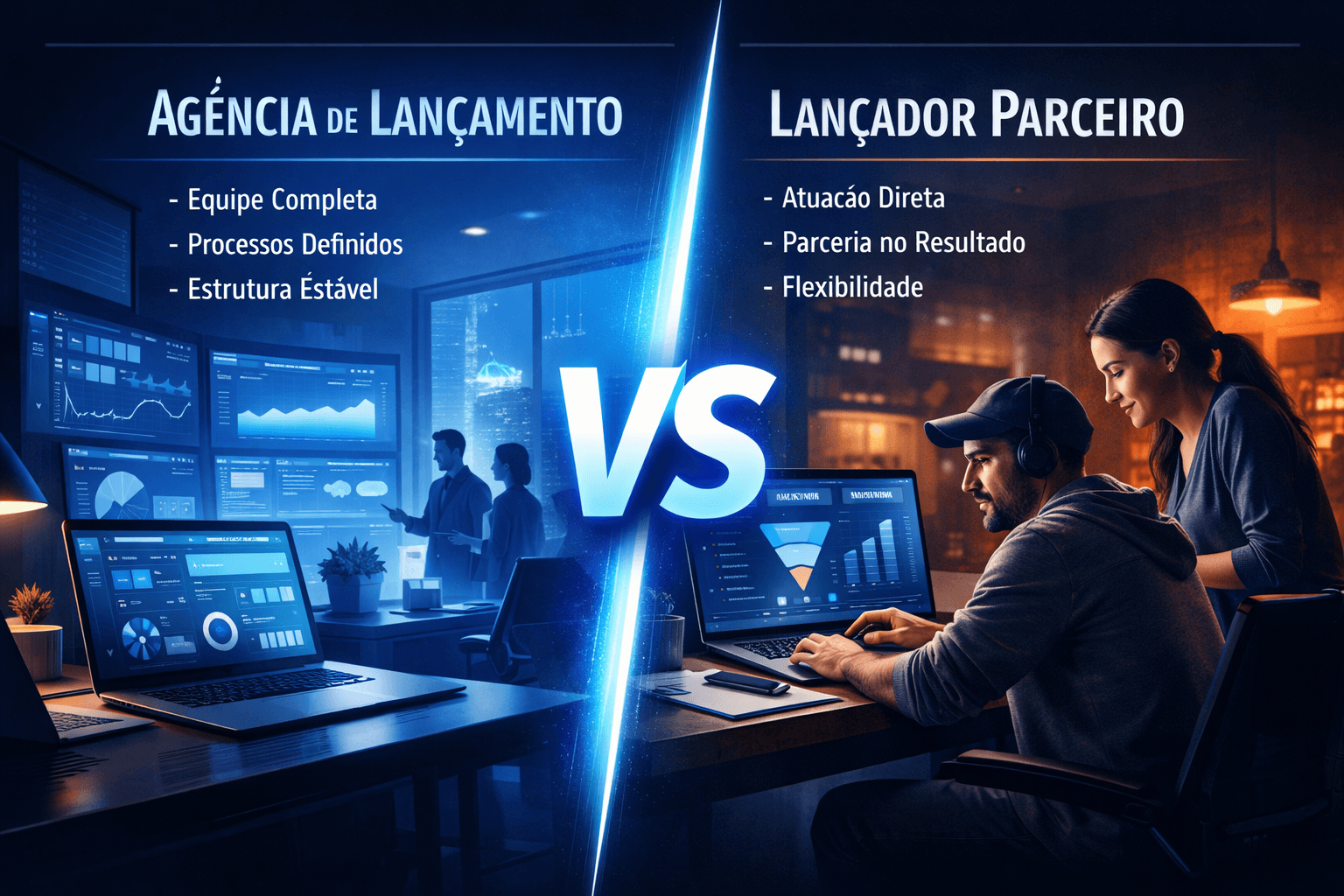 Agência ou lançador parceiro: qual é melhor?